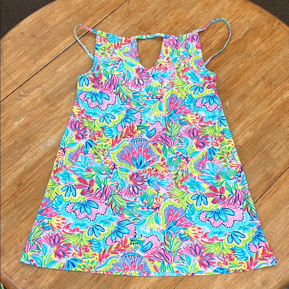 Pink And Blue Floral One Piece Swimwear Spl
